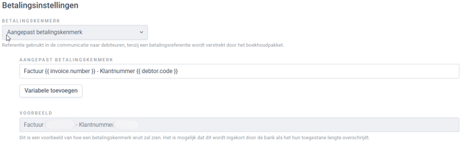 administratie_instellingen_betalingen_aangepast_kenmerk