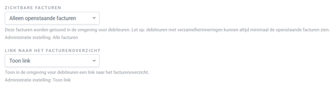 debiteur_instellingen_portaal_zichtbare_facturen_link_facturenoverzicht