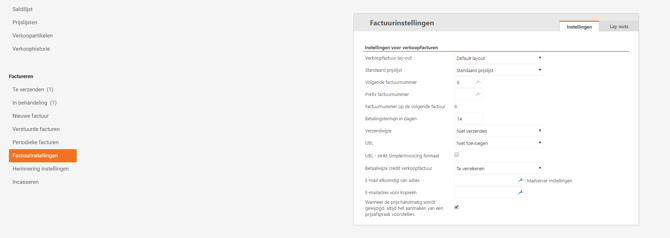yuki_factuurverzending_deactiveren
